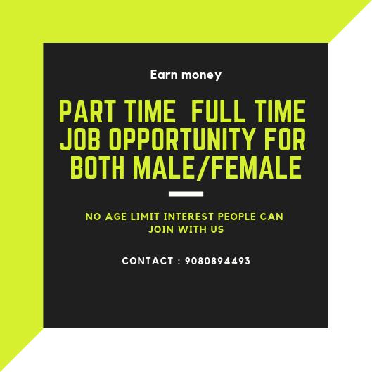 part / full time job opportunity?