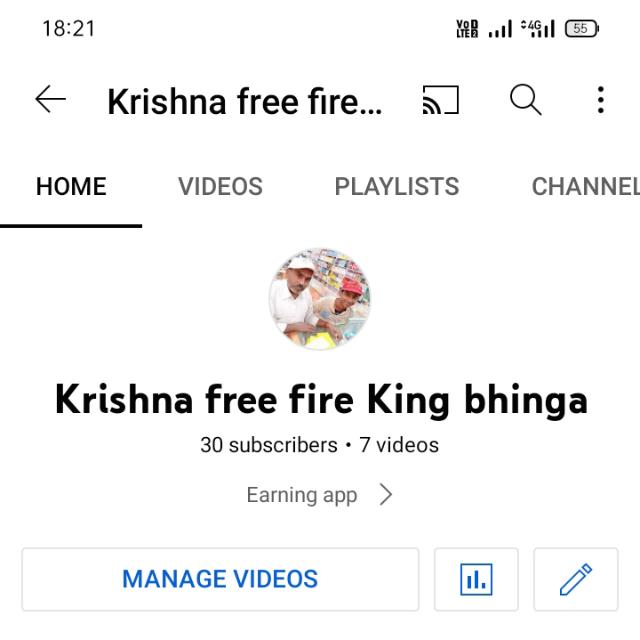 Krishna free fire King bh