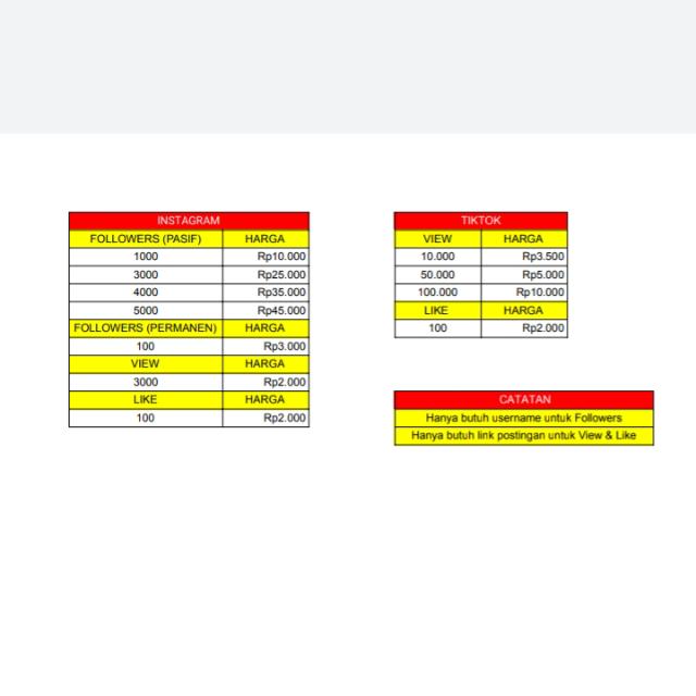 Jual Followes murah