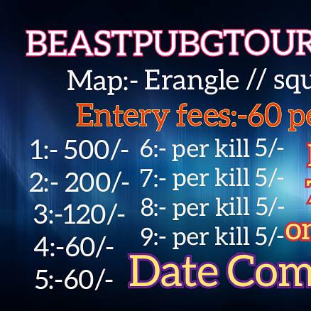 Pubg tournament??