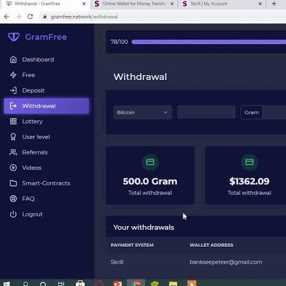 ?Gramfreee ?website? earn money?