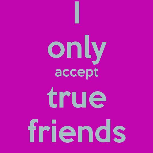Real Friends Only Allowed