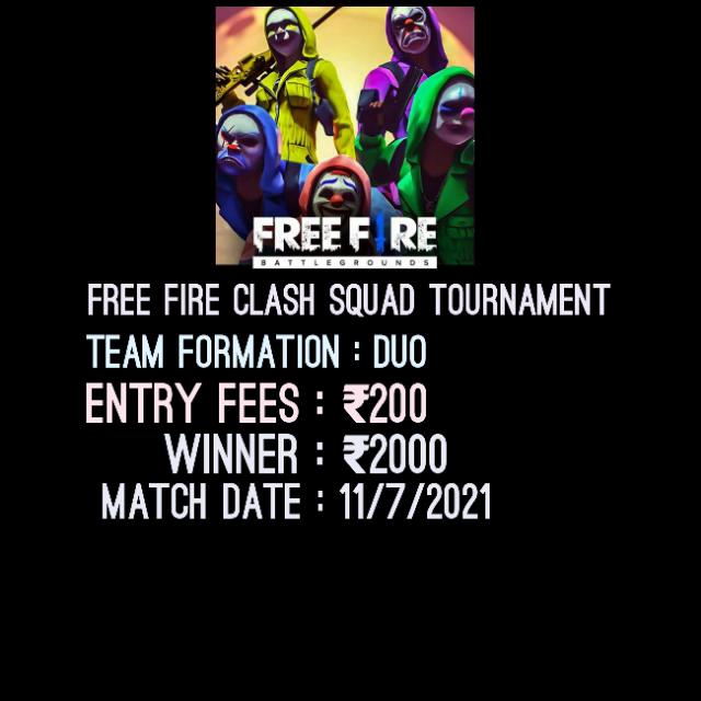 Free fire tournament 