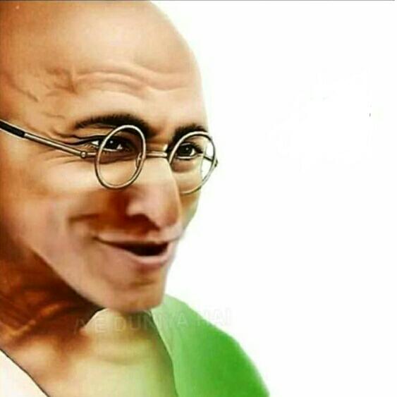 गांधीगिरी  ?‍☠