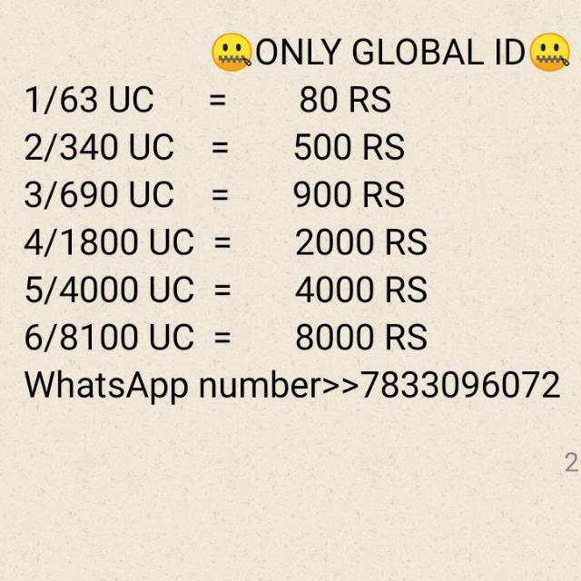 UC Seller ~ALL ID