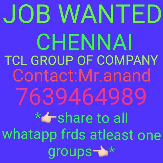JOB  WANTED  7639464989