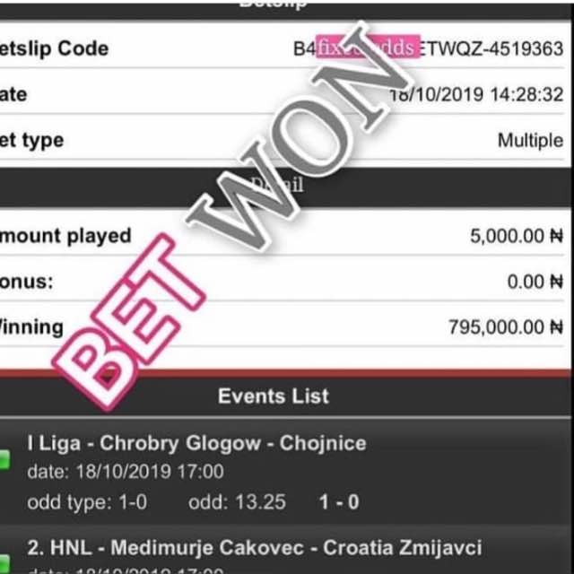 MR PROSPER FIXED MATCHES