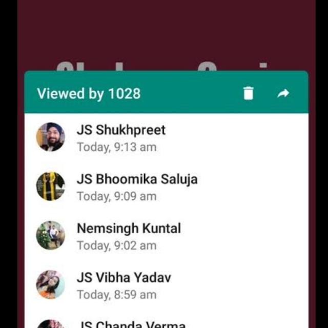 Status viewers Whatsapp group