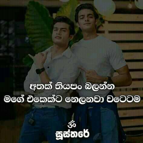 ✦✧✧ සහෝදරයෝ ✧✧✦