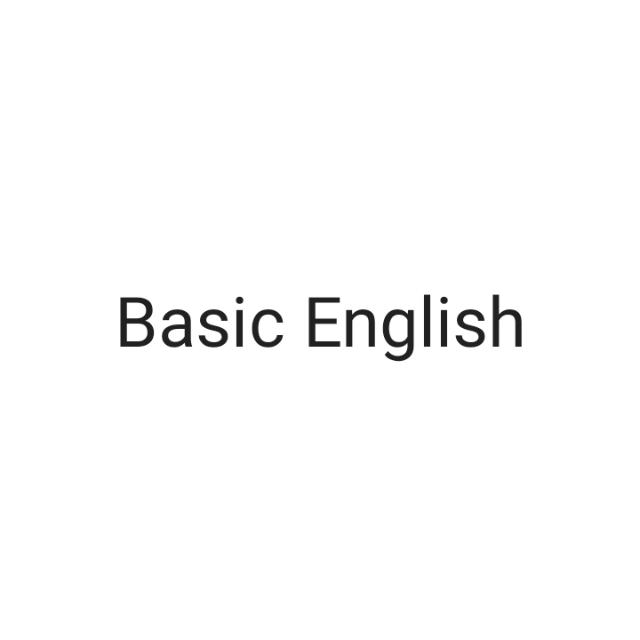 Basic English