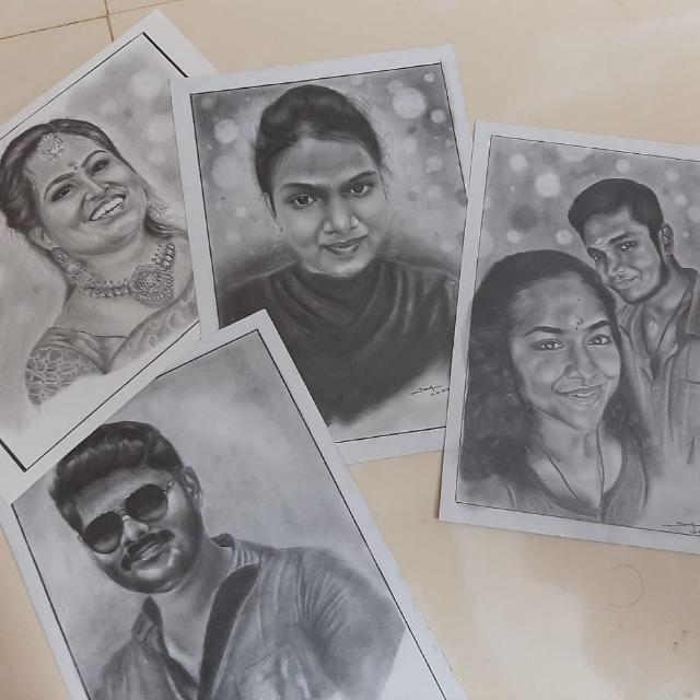 Pencil sketch work Paid Whatsapp group