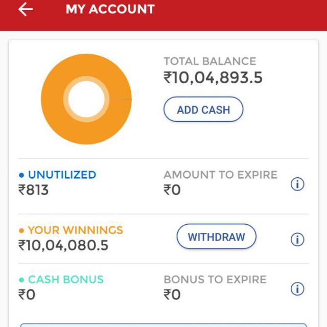 Dream11?Daily?win? team