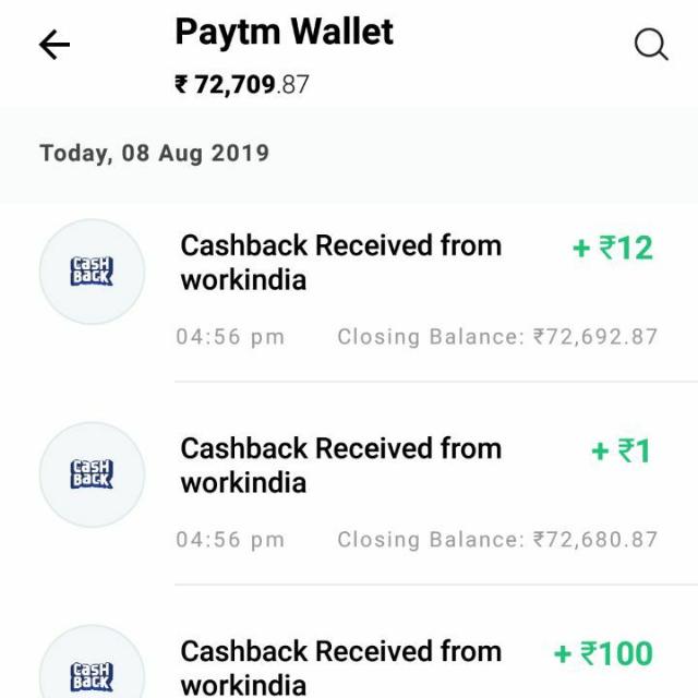 Patym free Cash