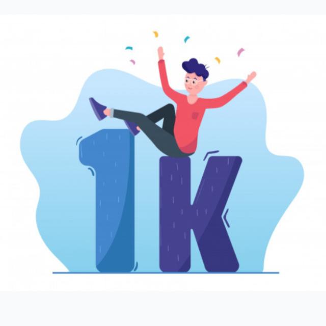 1k sucriber