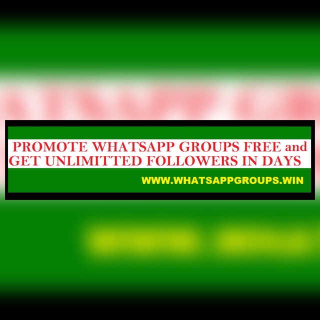 PROMOTE WHATSAPPS GROUPS?