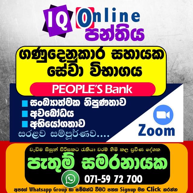 ගණුදෙනු කාර සහායක සේවා