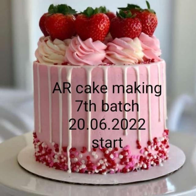AR Cake Making 7️⃣th Batch