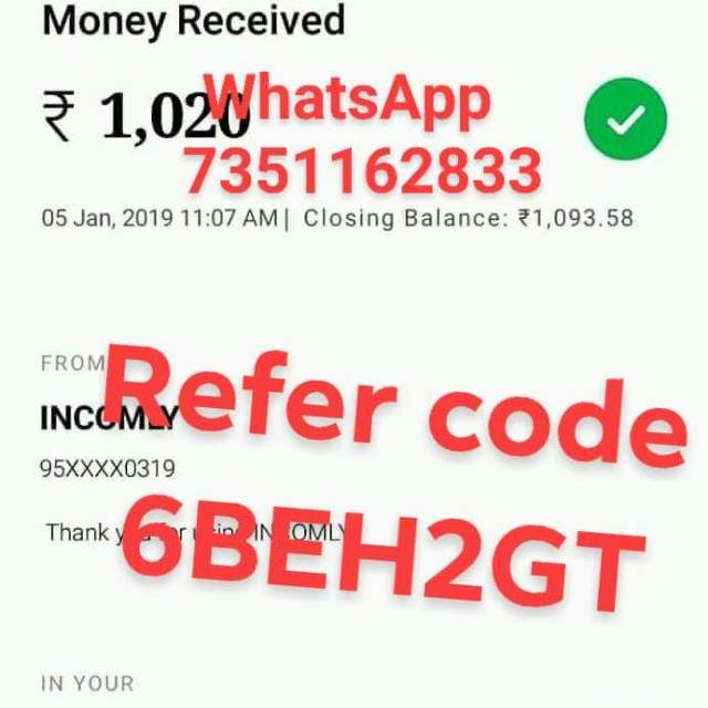 Incomly NEW LUANCH Whatsapp group