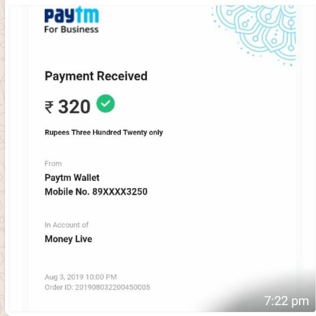 Paytm cash earning ?
