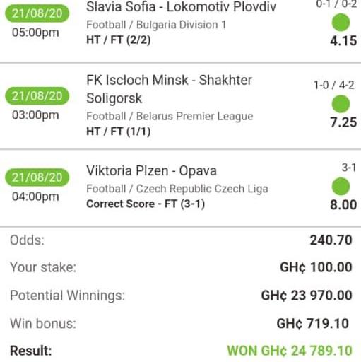 Mr. Patrick fixed odds ??