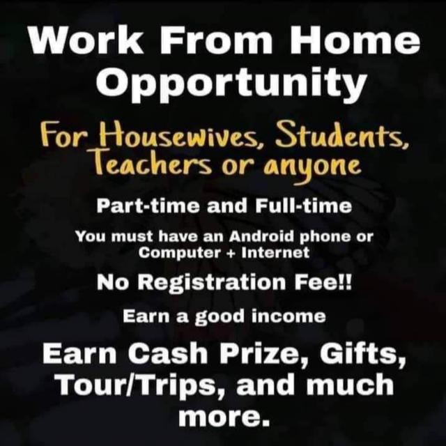 PART TIME JOB AVAILABLE ?️