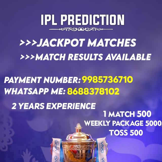 Toss and match prediction