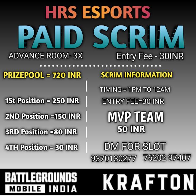 HRS PAID SCRIM 