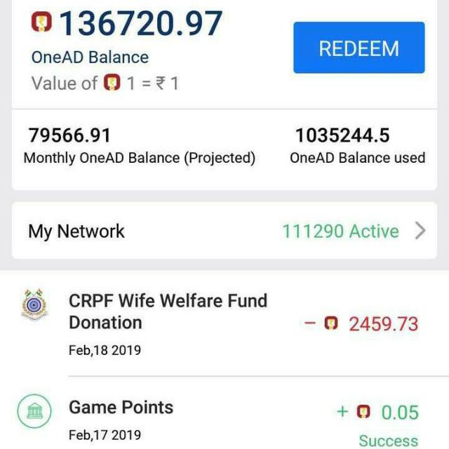 OneAd 2 coming soon Whatsapp group