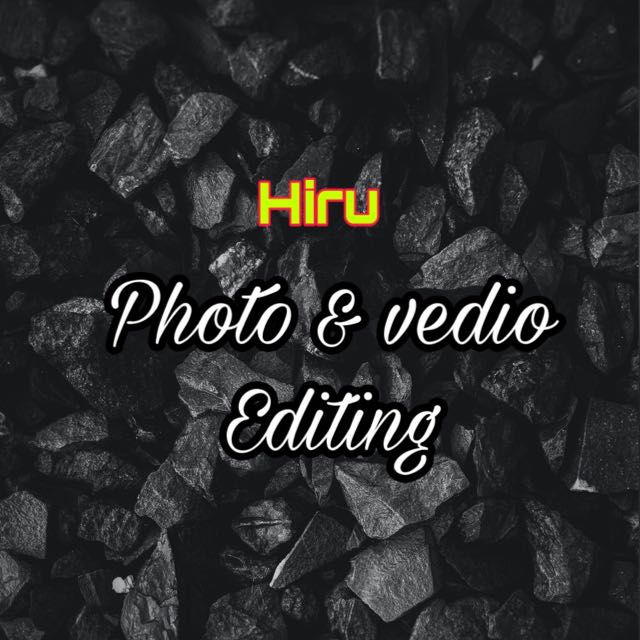 PHOTO & VEDIO EDITING?