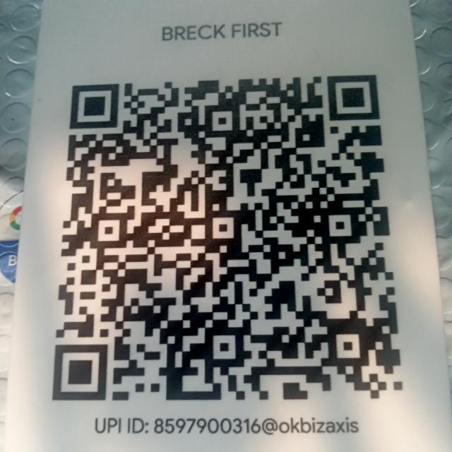 BRECK FIRST

POWERED BY UPI UNITED PREMENTS INTERACT

UPI ID: 8597900316@okbizaxis