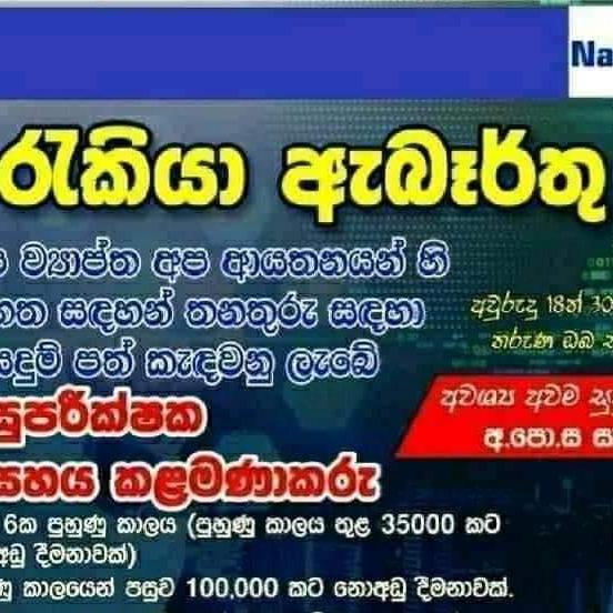 Sirilanka onlain coz job