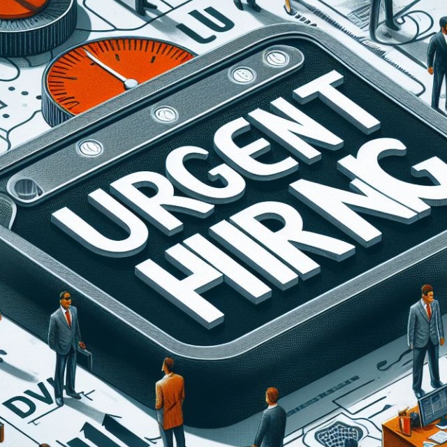 Urjent Job Requirements