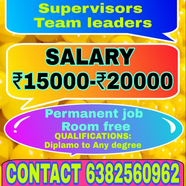 JOB VACANCY@ CHENNAI?✈