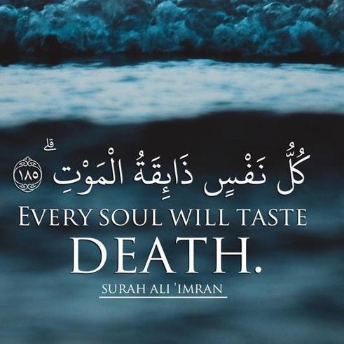 ❣️كُلُّ نَفْسٍ ذَآىٕقَةُ الْمَوْتِ-❣️