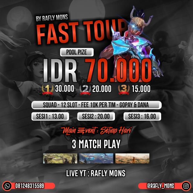 INFO TOURNAMENT FREE FIRE