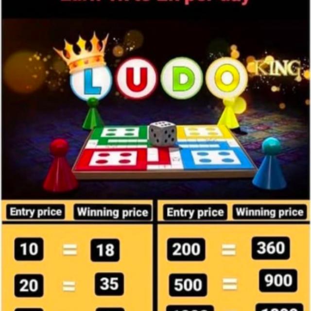??Earn money? play Luddo?