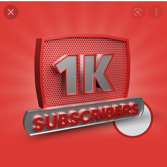 1k subscribe