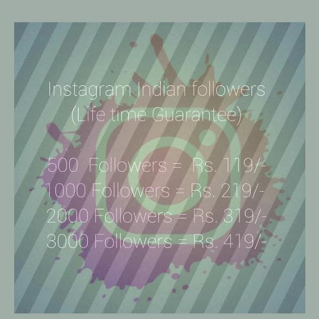INRINRCheapest Insta follower Whatsapp group