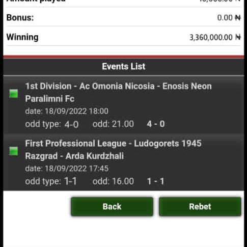 SUPER ODDS ????