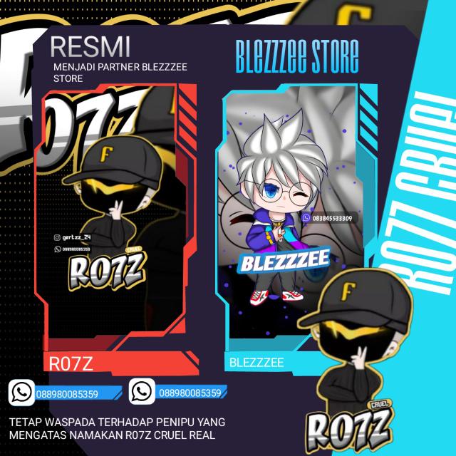 STOK R07Z CRUEL X BLEZZZEE STORE Whatsapp group
