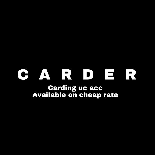 CARDING ❤️ Uc?AVAILABLE ?