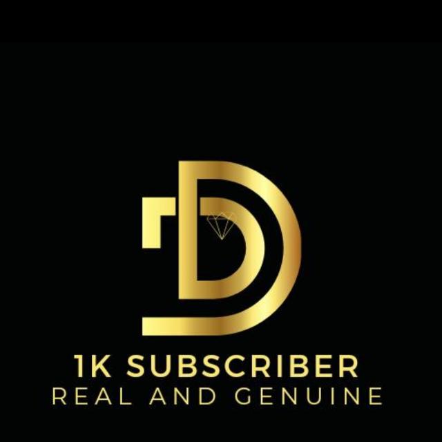 1k subscriber (Real and Genuine)??