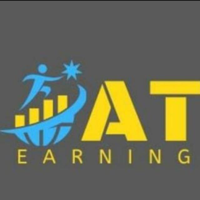 At earning
