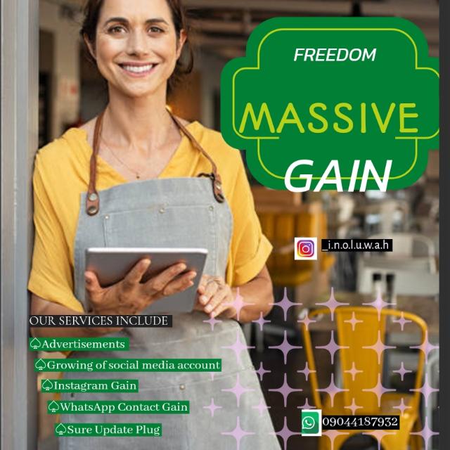 FREEDOM CONTACT GAIN Whatsapp group