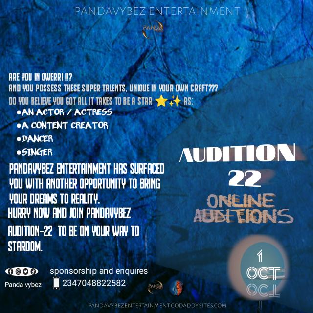 PANDAVYBEZENT AUDITION Whatsapp group