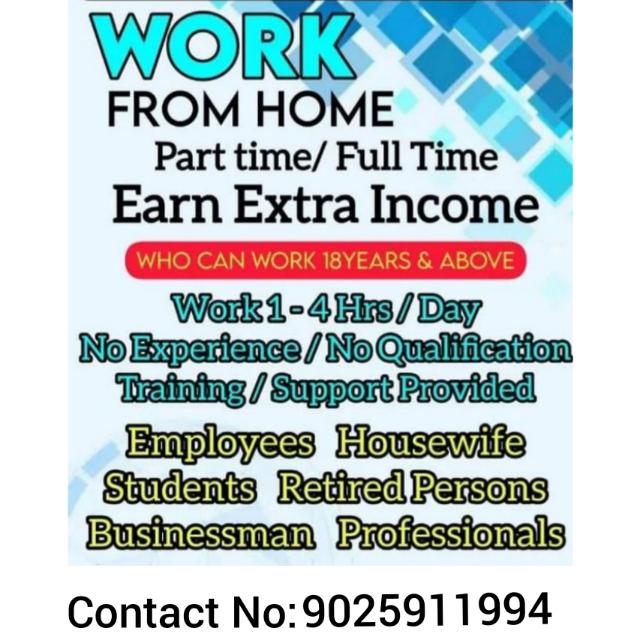 Work from home ? part time job?