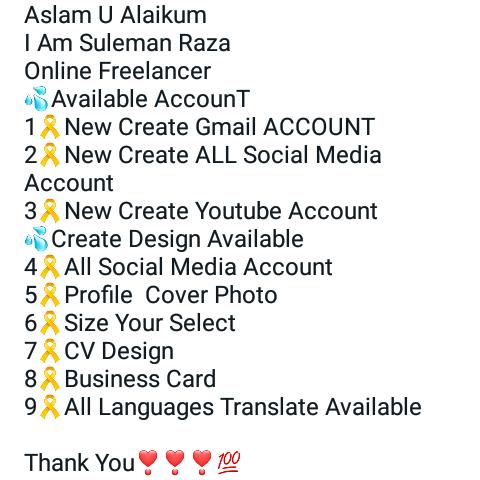 Online Freelancer ?❣️✅