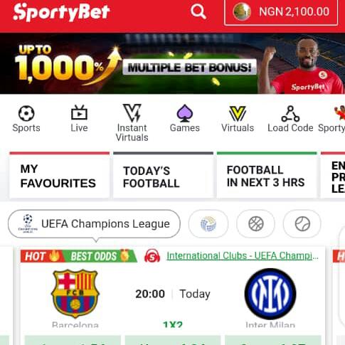 Sportybet odd