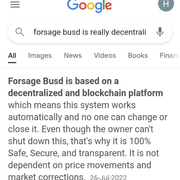 Forsage busd Team(S)