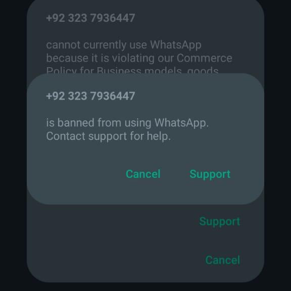 Whatsapp unban group